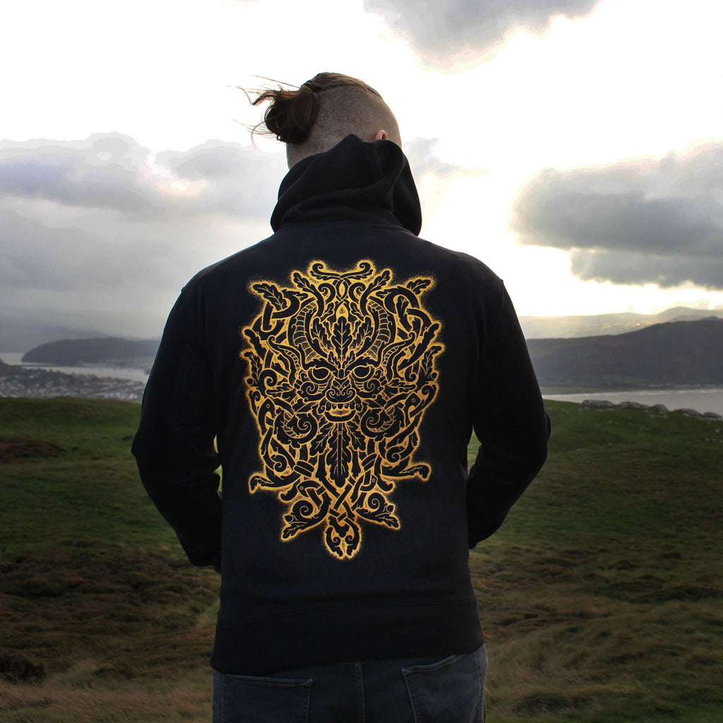 The Green Man | Organic Hoodie – Northern Fire Designs