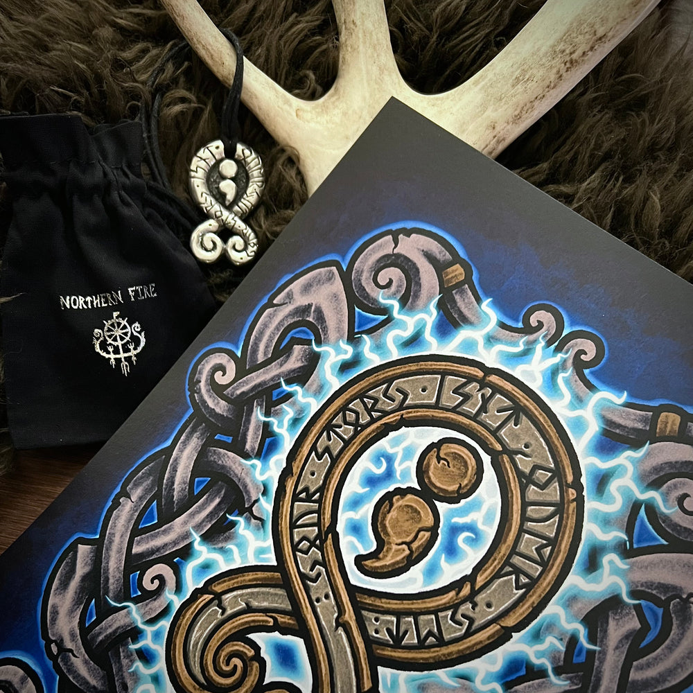 Mind Trollcross Bundle | Pendant and Print for Charity