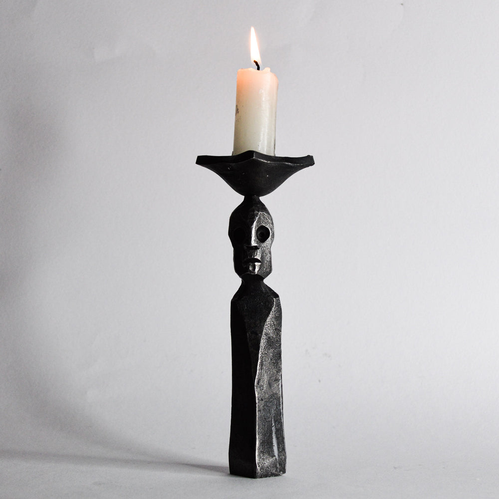 Historical candle holders from Gaul made my a blacksmith in cheshire