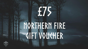 Northern Fire Designs, the artistic collective. Celtic and Nordic artwork, t shirts, pyrography, enamel pins, original paintings, leatherwork. Gift Card
