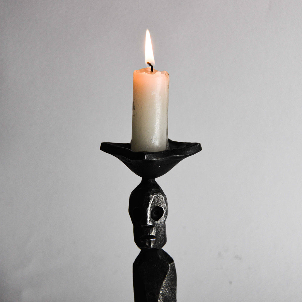 
                
                    Load image into Gallery viewer, Historical candle holders from Gaul made my a blacksmith in cheshire
                
            