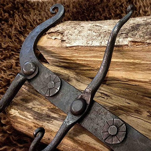 Hand forged steel pendant by oak tree forge