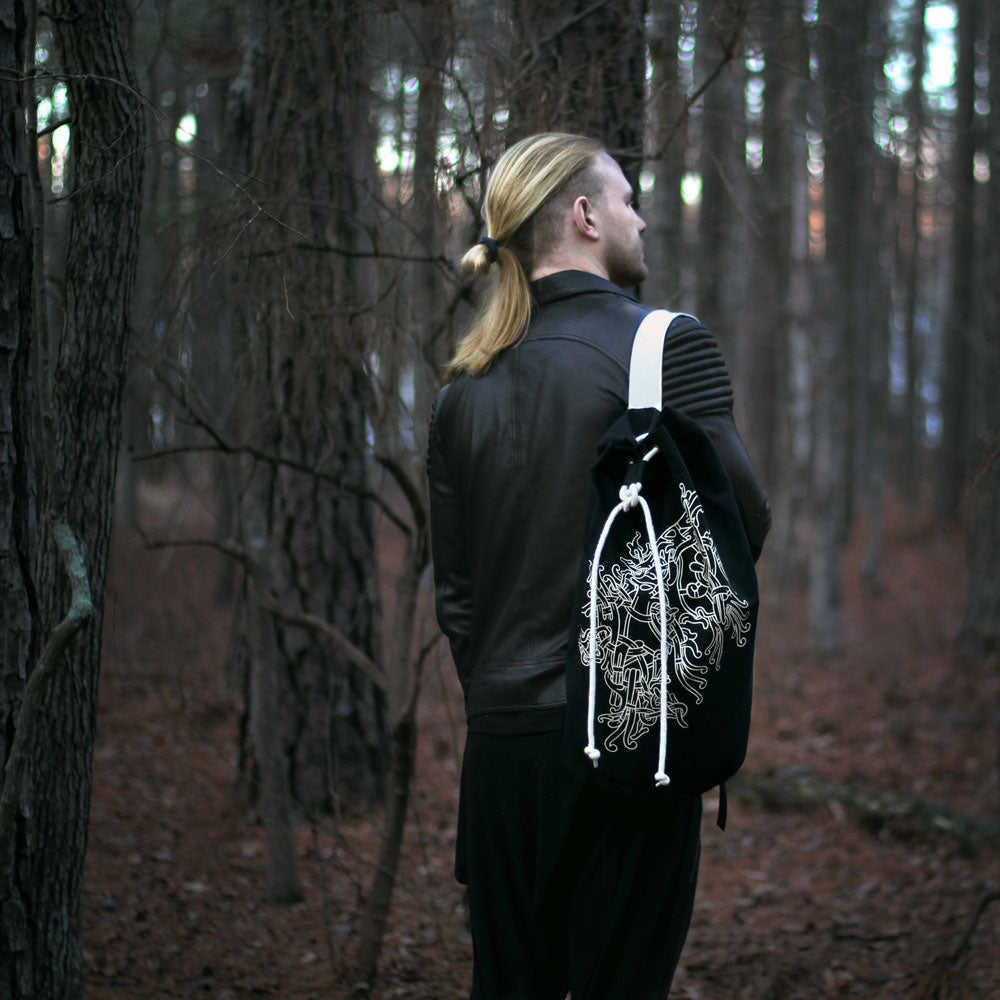 Odin's Ravens | Organic Canvas Shoulder Bag