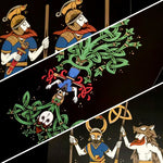 Odin and Warriors | Saxon Storyteller Art Print Series