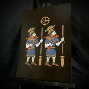 Boar warriors art print by saxon storyteller for northern fire