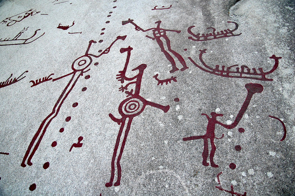 
                
                    Load image into Gallery viewer, Petroglyph Shaman | Organic Hoodie
                
            