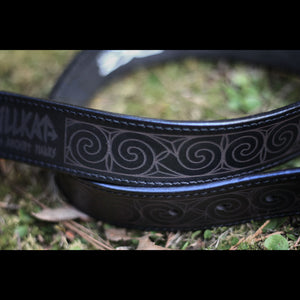 
                
                    Load image into Gallery viewer, Celtic Spirals | Leather Belt
                
            