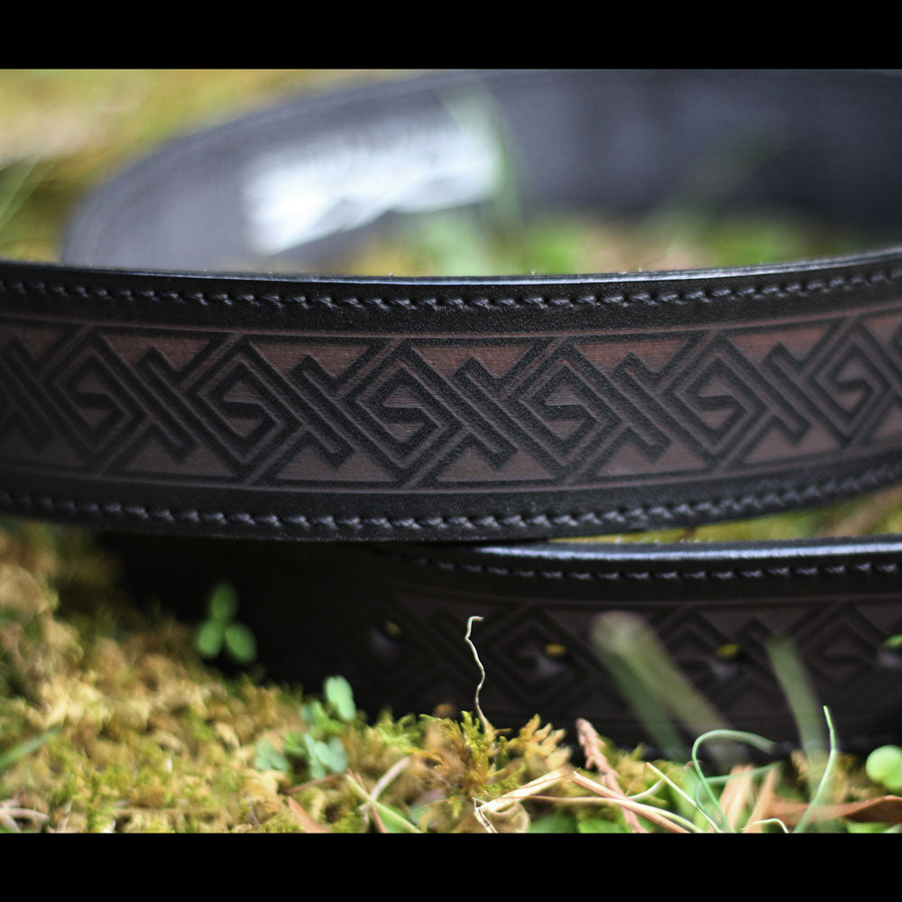 
                
                    Load image into Gallery viewer, Key Patterns | Leather Belt
                
            