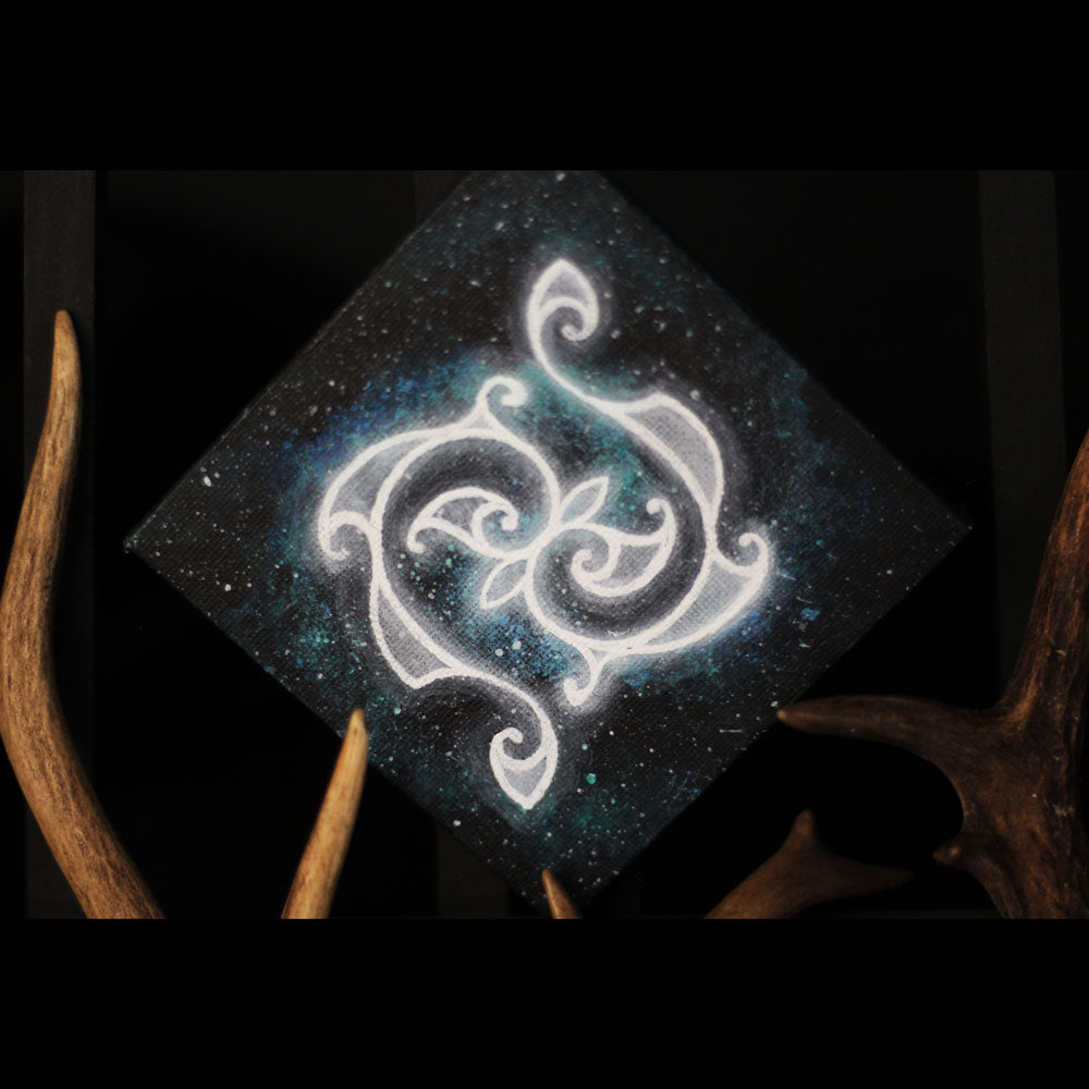 Celtic (Cosmic Swirly Bois) | Small Fine Art Painting