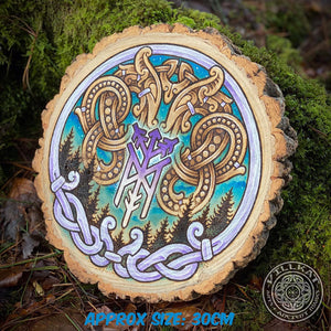 Customised Celtic and Nordic commission design by villkat arts