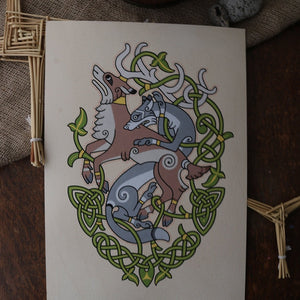 
                
                    Load image into Gallery viewer, Celtic Art print by badger king tattoo
                
            