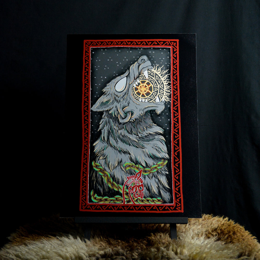 The Wolf Devours the Sun | Fine Art Print