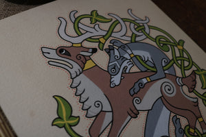 Celtic Art print by badger king tattoo